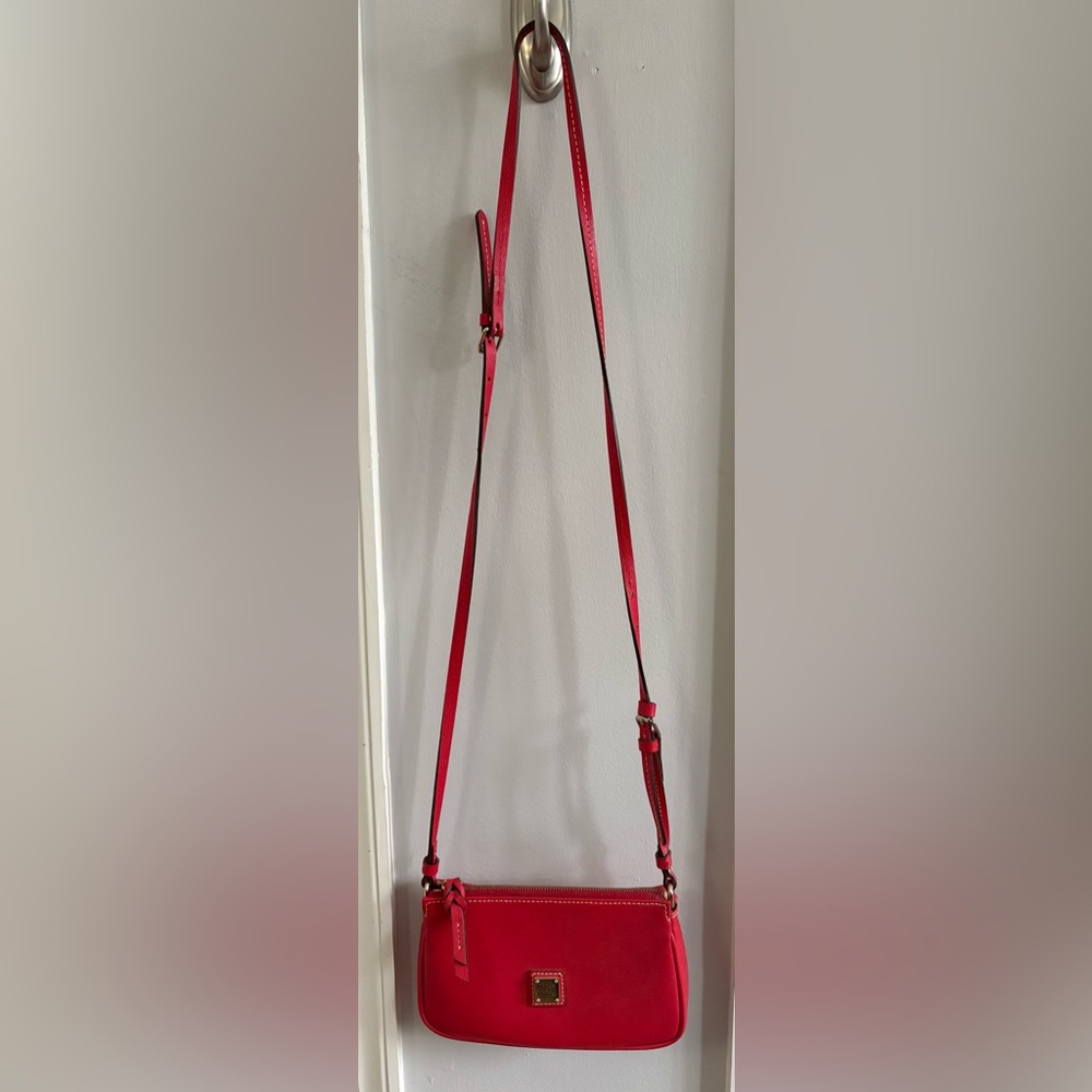 Dooney & Bourke Red Leather Crossbody Bag